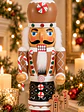 ADORNO NAVIDEÑO CASCANUECES 38 CM - Miniatura 3