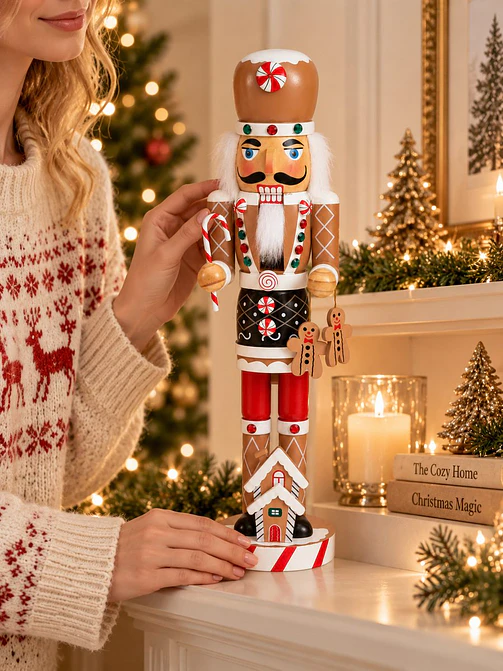 ADORNO NAVIDEÑO CASCANUECES 38 CM 4