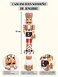 ADORNO NAVIDEÑO CASCANUECES 38 CM - Miniatura 7