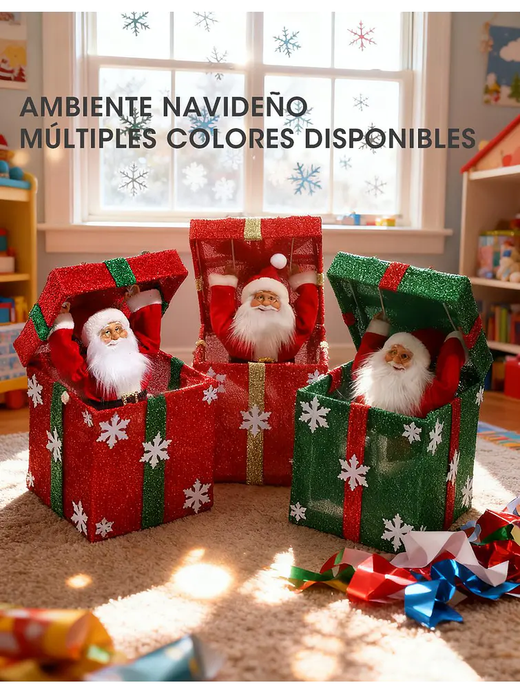 ADORNO NAVIDEÑO CAJA DE REGALO 1