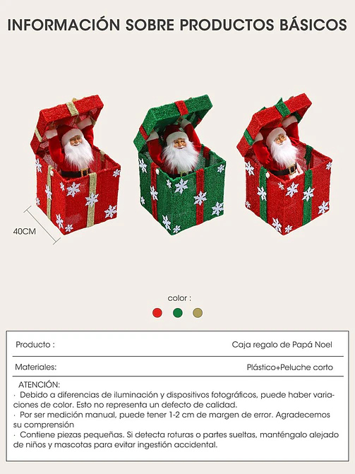 ADORNO NAVIDEÑO CAJA DE REGALO 5