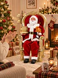 ADORNO PAPA NOEL SENTADO 90 CM - Miniatura 1
