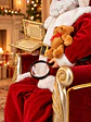 ADORNO PAPA NOEL SENTADO 90 CM - Miniatura 4