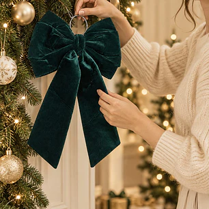 MOÑO DECORATIVO NAVIDEÑO
