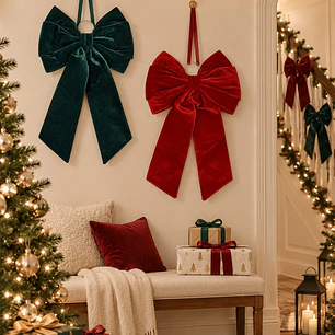 MOÑO DECORATIVO NAVIDEÑO