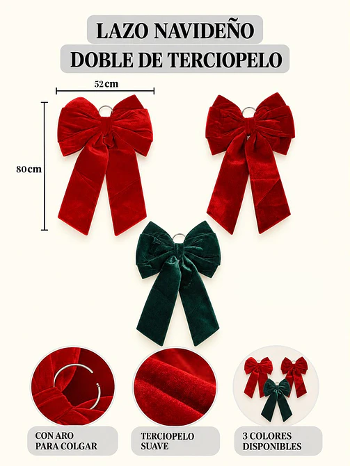 MOÑO DECORATIVO NAVIDEÑO 7