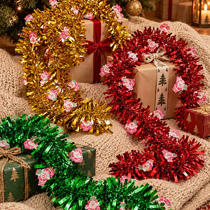 GUIRNALDA CON PAPA NOEL 2 M