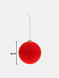 BOLAS DE NAVIDAD TERCIOLPELO 6 CM PACK*6 - Miniatura 7