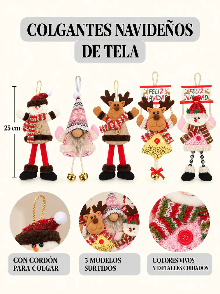 ADORNO NAVIDEÑO COLGANTE 8