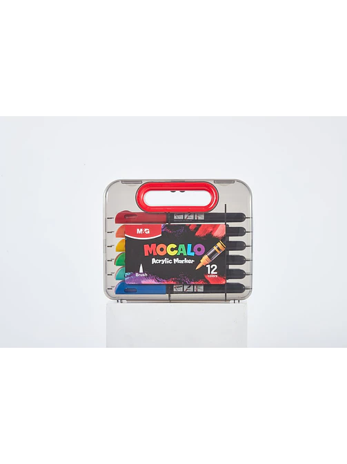 MARCADORES ACRILICOS PUNTA PINCEL PACK*12 1