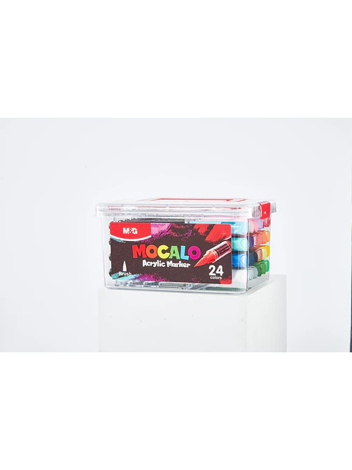 MARCADORES ACRILICOS PUNTA PINCEL PACK*24 1