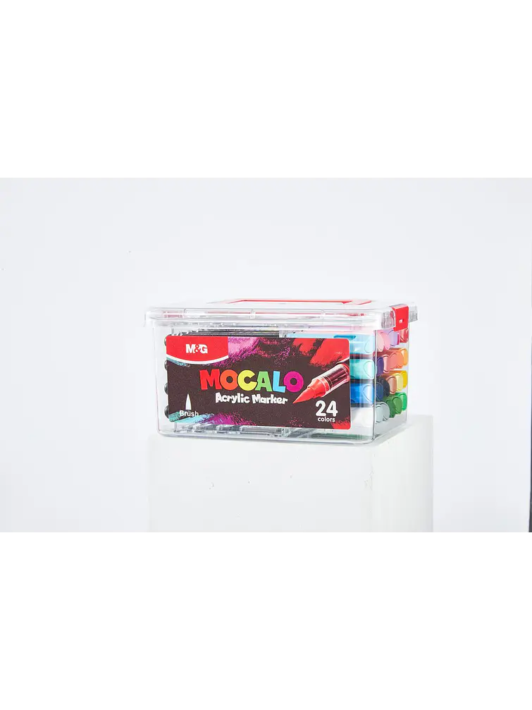 MARCADORES ACRILICOS PUNTA PINCEL PACK*24 1