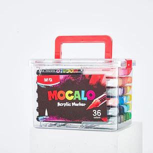 MARCADORES ACRILICOS PUNTA PINCEL PACK*36
