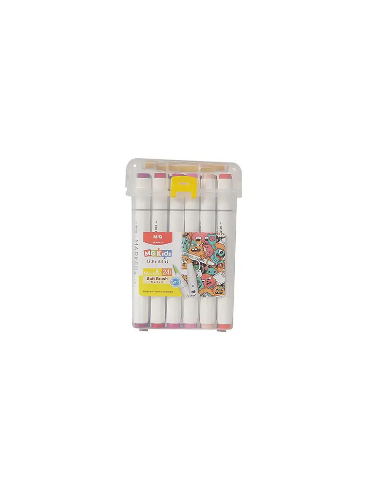 MARCADORES DOBLE PUNTA PACK*24 1