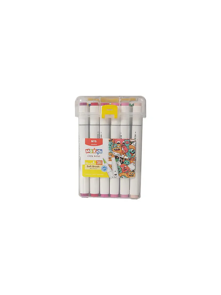 MARCADORES DOBLE PUNTA PACK*36 1