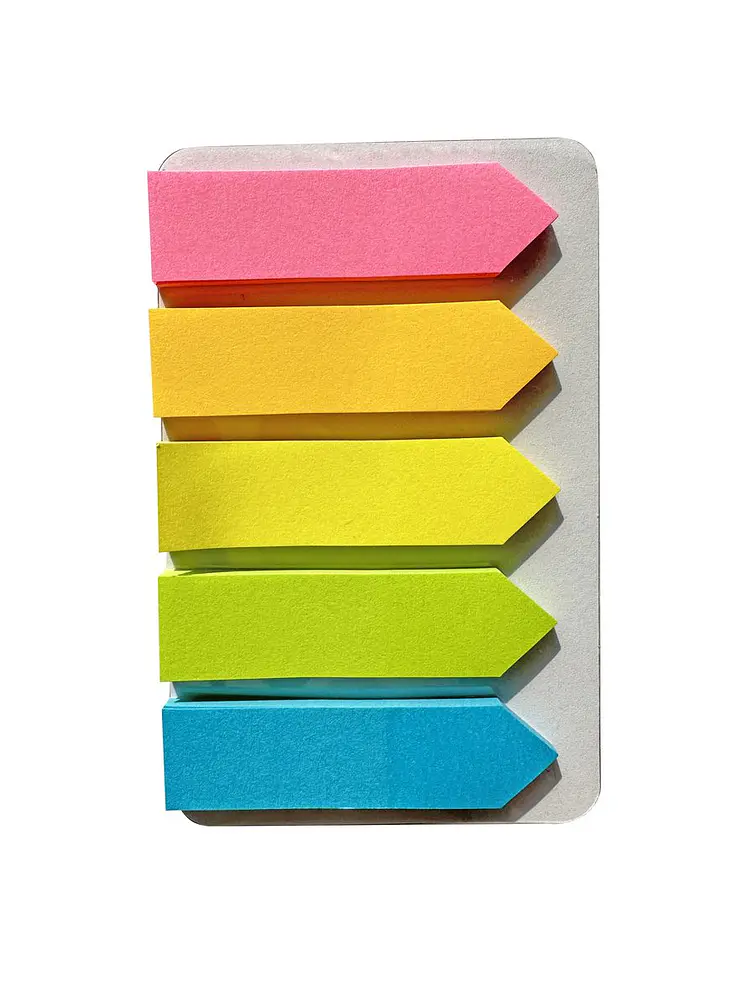 SEÑALADORES ADHESIVOS PACK*5 2