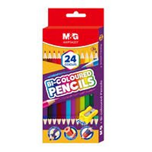 LAPICES DE COLORES DOBLE PUNTA PACK*12