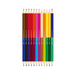 LAPICES DE COLORES DOBLE PUNTA PACK*12