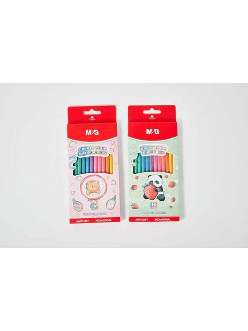 LAPICES DE COLORES PASTEL PACK*12  1