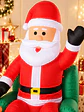 PAPA NOEL INFLABLE EN SILLON 2.4 M - Miniatura 4