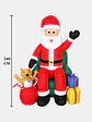 PAPA NOEL INFLABLE EN SILLON 2.4 M - Miniatura 5