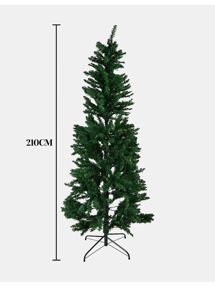 ARBOL NAVIDEÑO CON LUCES 2.1 M 5