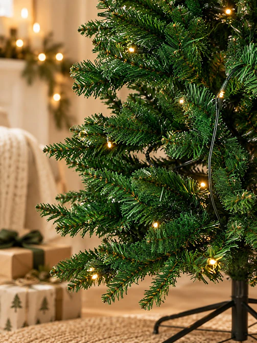 ARBOL NAVIDEÑO CON LUCES 1.8 M 2