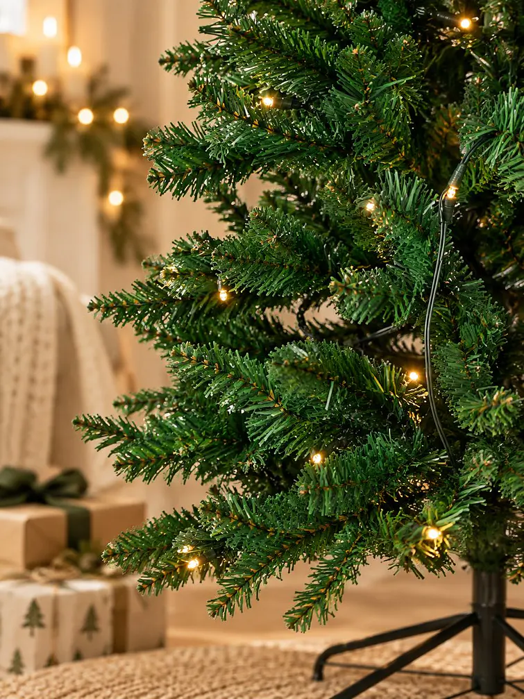 ARBOL NAVIDEÑO CON LUCES 1.8 M 2