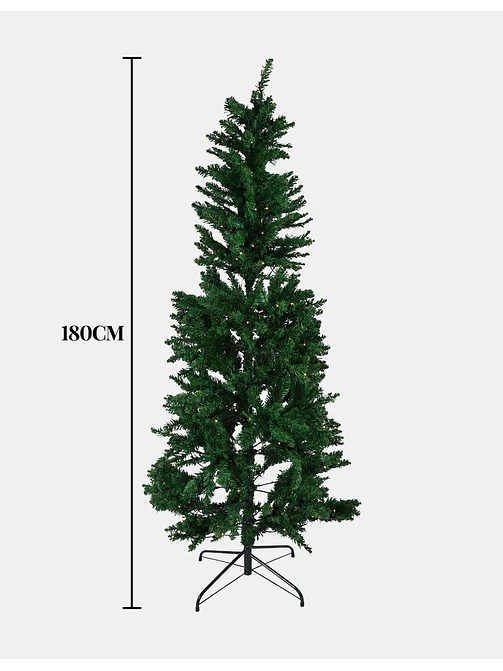 ARBOL NAVIDEÑO CON LUCES 1.8 M 5
