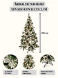 ARBOL NAVIDEÑO NEVADO CON LUCES 2.1 M  - Miniatura 7