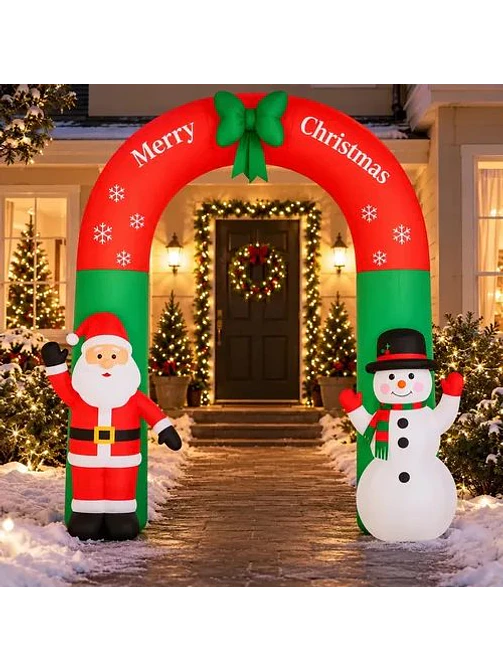ARCO INFLABLE NAVIDEÑO 2.4 M 1