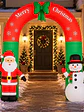 ARCO INFLABLE NAVIDEÑO 2.4 M - Miniatura 1