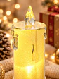 VELA LED TRANSPARENTE 13.5 CM - Miniatura 2