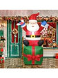 PAPA NOEL INFLABLE SOBRE REGALO 1.8 M - Miniatura 2