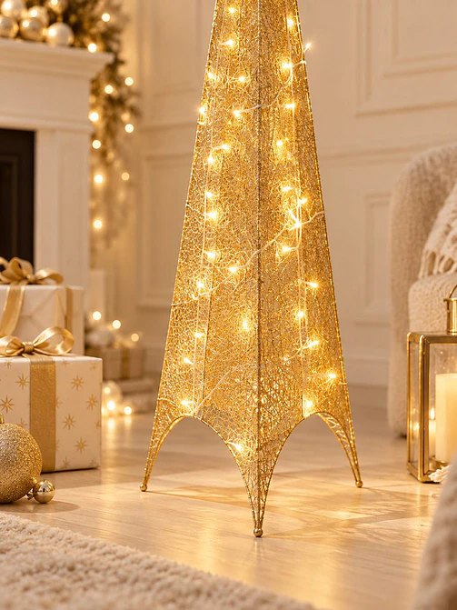 ADORNO NAVIDEÑO LED PIRAMIDE 1.8 M 2