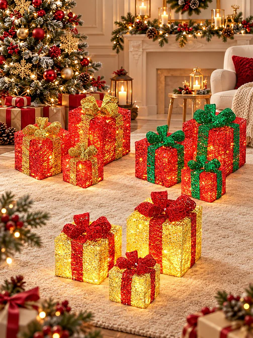 SET DE 3 ADORNOS CAJA DE REGALO 1