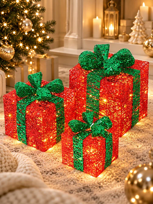 SET DE 3 ADORNOS CAJA DE REGALO 2
