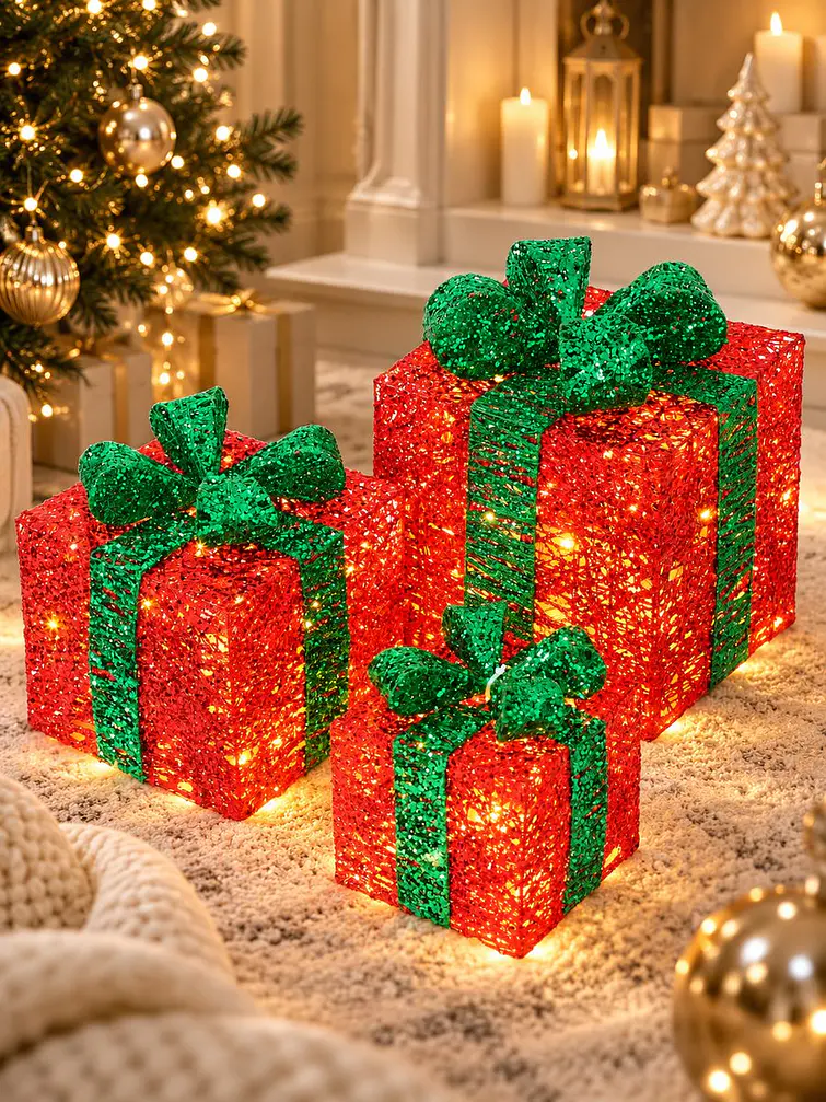 SET DE 3 ADORNOS CAJA DE REGALO 2