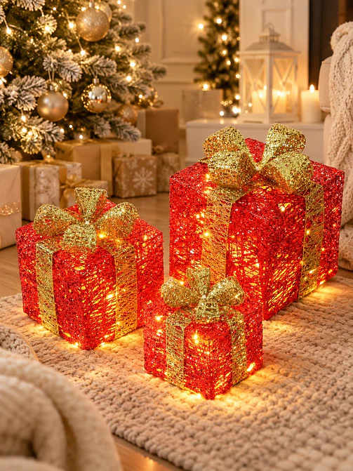 SET DE 3 ADORNOS CAJA DE REGALO 4