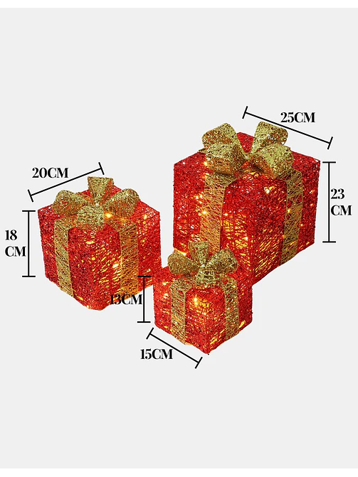 SET DE 3 ADORNOS CAJA DE REGALO 6