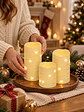 VELA LED CON ALAMBRE DE COBRE 15 CM - Miniatura 5