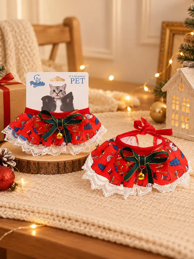 BABERO NAVIDEÑO PARA MASCOTAS 3