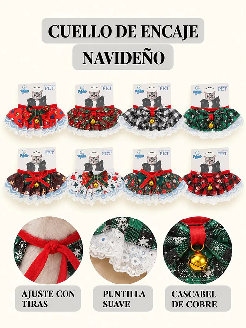 BABERO NAVIDEÑO PARA MASCOTAS 7