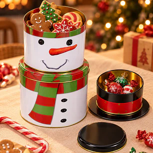 SET DE 3 CAJAS NAVIDEÑAS APLICABLES
