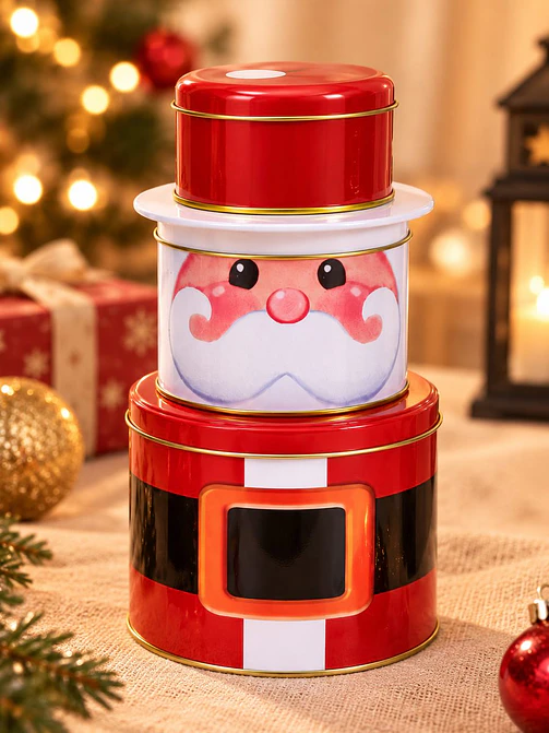 SET DE 3 CAJAS NAVIDEÑAS APLICABLES 3