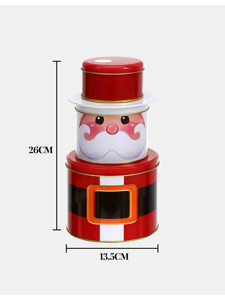 SET DE 3 CAJAS NAVIDEÑAS APLICABLES 5