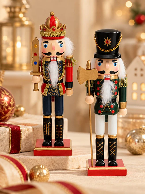 ADORNO NAVIDEÑO CASCANUECES 25 CM 4