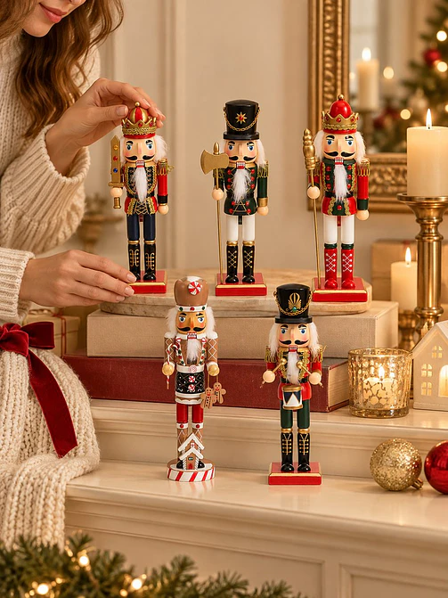 ADORNO NAVIDEÑO CASCANUECES 25 CM 5