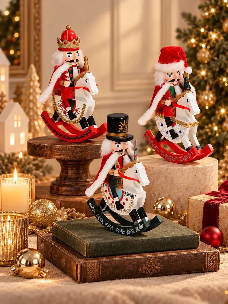 ADORNO NAVIDEÑO CASCANUECES 30 CM 1