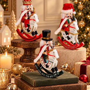 ADORNO NAVIDEÑO CASCANUECES 30 CM